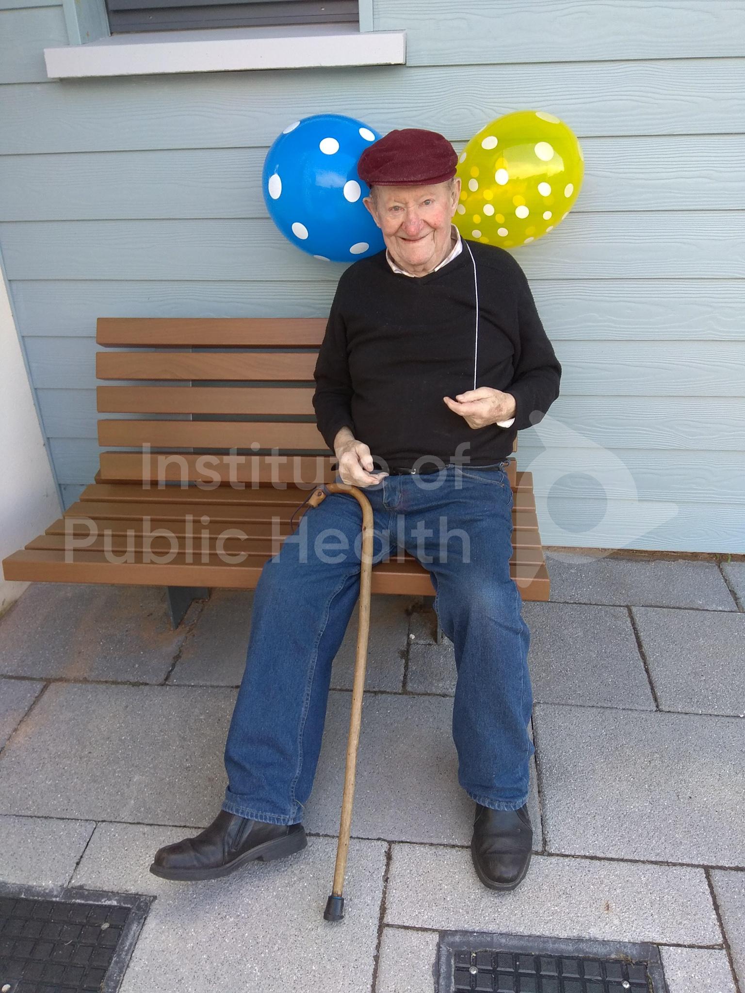 95 year old Joe is never to old to celebrate